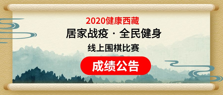 2020健康西藏·居家战疫全民健身线上围棋比赛成绩公告